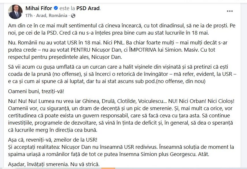 Fifor fiind dibaci în taste